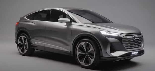 Audi Q4 Sportback e-tron coupe concept