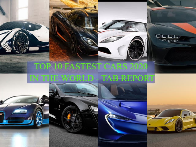 bemærkede ikke Hele tiden Sæt ud Top 10 fastest cars 2020 in the world - TAB Report -