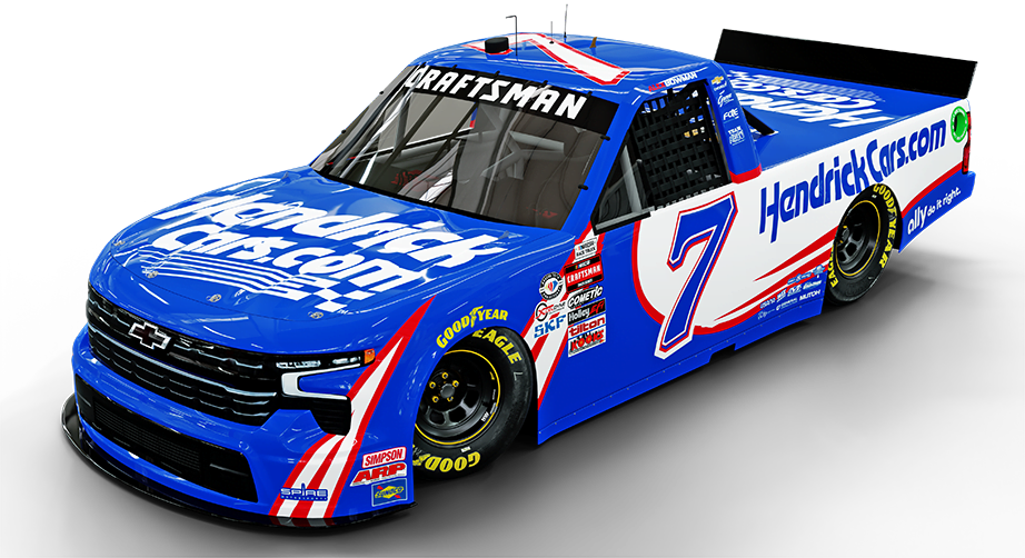 Alex Bowman, a seven-time NASCAR Cup Series champion, will drive the ...