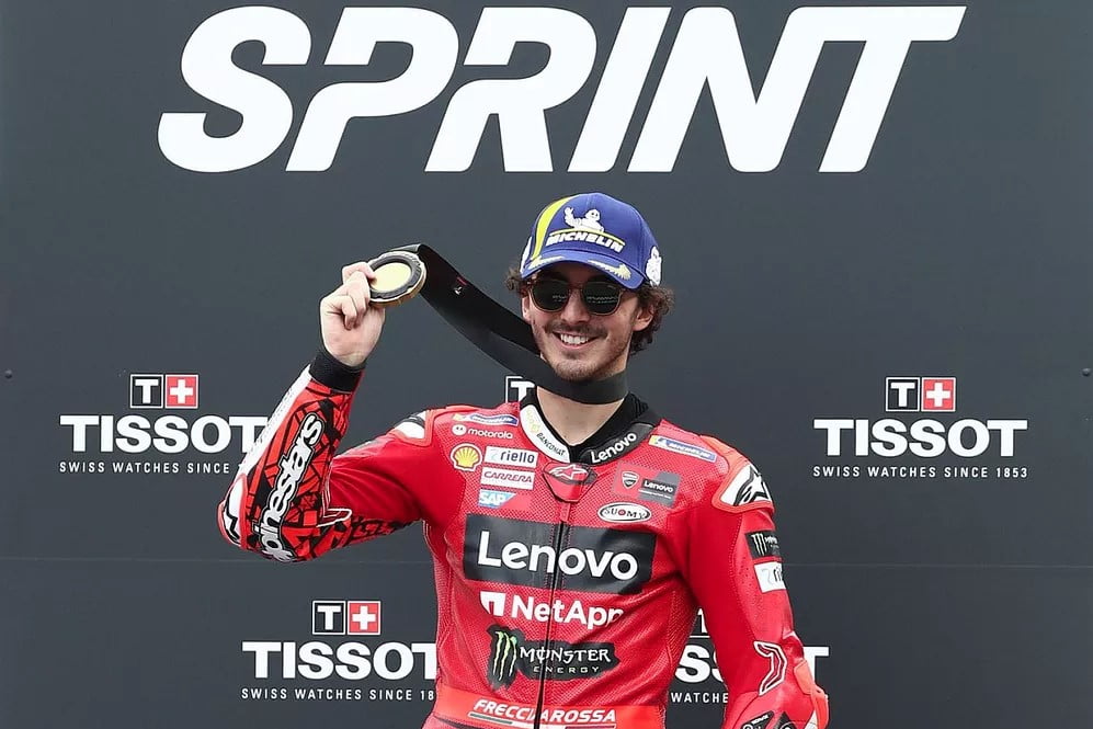 Francesco Bagnaia has the first MotoGP sprint race at Portimao